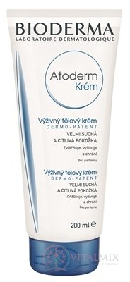 BIODERMA Atoderm Krém výživný telový (v tube) 1x200 ml