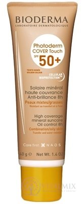 BIODERMA Photoderm COVER Touch SPF 50+ golden minerálny make-up zlatý 1x40 g