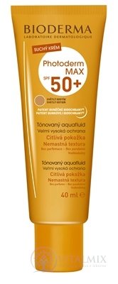 BIODERMA Photoderm MAX SPF 50+ Aquafluid suchý krém svetlý 1x40 ml