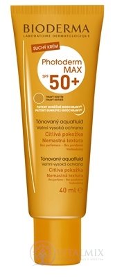 BIODERMA Photoderm MAX SPF 50+ Aquafluid suchý krém tmavý 1x40 ml