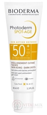 BIODERMA Photoderm SPOT-AGE SPF 50+ gél - krém (inov.2022) 1x40 ml