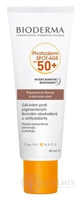 BIODERMA Photoderm SPOT-AGE SPF 50+ gél - krém (Pigmentové škvrny a starnutie pleti) 1x40 ml