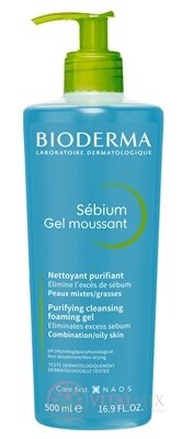 BIODERMA Sébium Gel moussant čistiaci penivý gél, s pumpou 1x500 ml