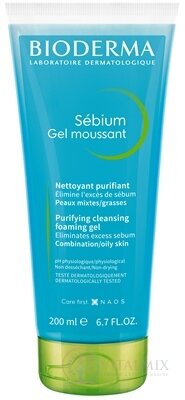 BIODERMA Sébium Gel moussant v tube čistiaci penivý gél 1x200 ml
