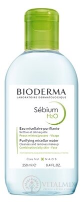 BIODERMA Sébium H2O micelárna pleťová voda na mastnú a zmiešanú pleť 1x250 ml