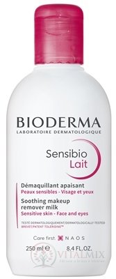 BIODERMA Sensibio Mlieko čistiace, na citlivú pleť 1x250 ml