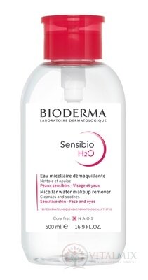 BIODERMA Sensibio H2O micelárna voda pre citlivú pleť, s pumpou (inov.2014) 1x500 ml