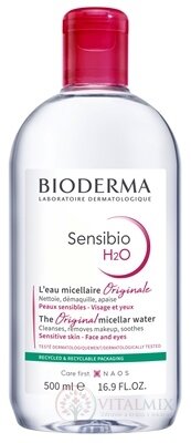 BIODERMA Sensibio H2O (V2) micelárna voda pre citlivú pleť (inov.2021) 1x500 ml