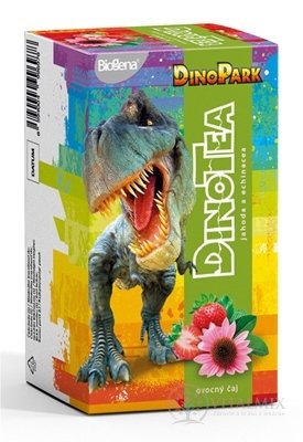 Biogena DinoTea jahoda a echinacea ovocný čaj aromatizovaný, nálevové vrecúška 20x2,3 g (46 g)
