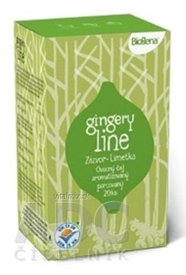 Biogena GINGERY line Zázvor & Limetka čaj 20x2 g (40 g)