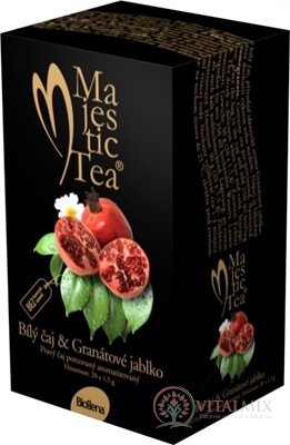 Biogena Majestic Tea Biely čaj & Granátové jablko čaj 20x1,5 g (30 g)