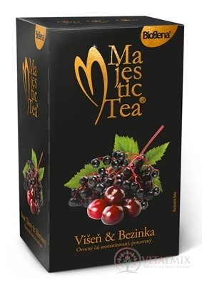 Biogena Majestic Tea Višňa & Baza ovocný čaj 20x2,5 g (50 g)