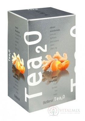 Biogena Tea2O Zázvor & Mandarínka ovocno-bylinná zmes 20x2,5 g (50 g)
