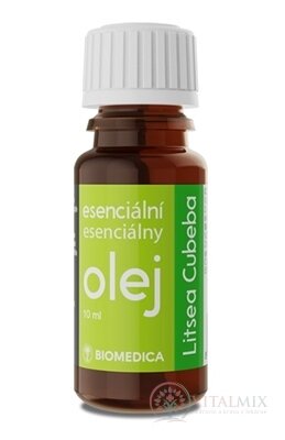 BIOMEDICA Esenciálny olej Litsea Cubeba olej 1x10 ml