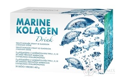 BIOMEDICA MARINE KOLAGEN Drink vrecúška 30x13,5g (405 g)