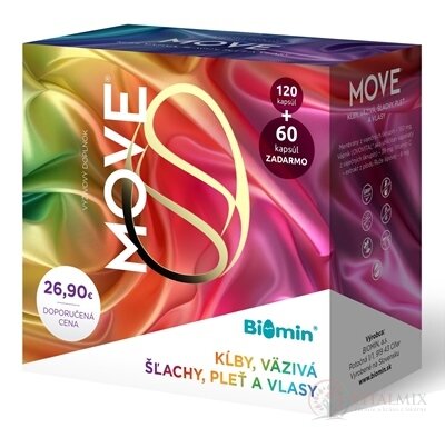 Biomin MOVE cps 120+60 ks zadarmo (180 ks)