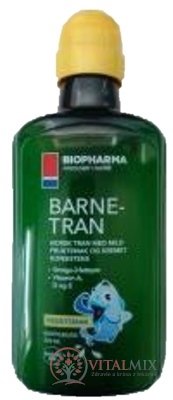 BIOPHARMA BARNE TRAN rybí olej s ovocnou príchuťou 1x250 ml