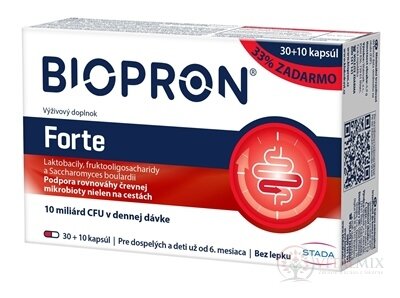BIOPRON Forte cps 30+10 (33% zdarma) (40 ks)