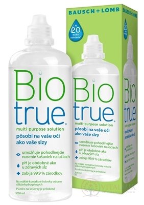 Biotrue multi-purpose solution roztok na kontaktné šošovky (zelený) 1x300 ml
