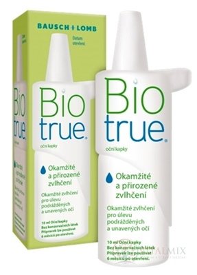 Biotrue očné kvapky bez konzervačných látok 1x10 ml