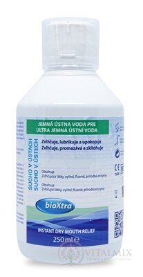 bioXtra SUCHO V ÚSTACH ústna voda jemná 1x250 ml