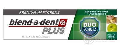 blend-a-dent PLUS DUO SCHUTZ Frische Minze, premium fixačný dentálny krém 1x40 g