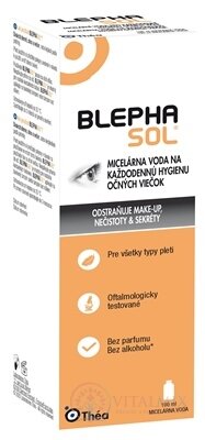 BLEPHASOL micelárna voda na hygienu viečok a rias 1x100 ml