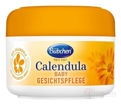 BUBCHEN Calendula BABY KRÉM NA TVÁR s nechtíkom 1x75 ml