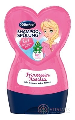 BUBCHEN KIDS SHP+KONDICIONÉR 2v1 PRINCEZNÁ ROSALEA 1x230 ml