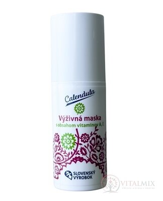 Calendula VÝŽIVNÁ MASKA krémová, s obsahom vitamínov 1x30 g