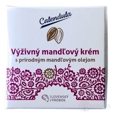 Calendula VÝŽIVNÝ MANDĽOVÝ KRÉM na suchú a citlivú pleť 1x40 g