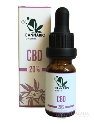 CANNABIOpharm CBD 20% konopný olej 1x10 ml