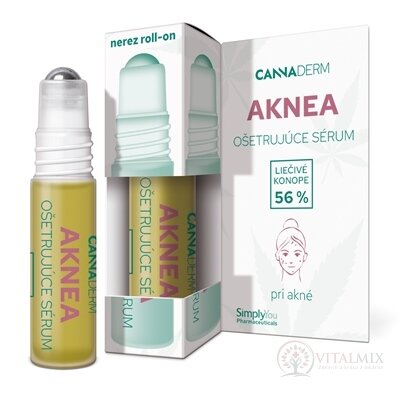 Cannaderm AKNEA ošetrujúce sérum na akné, roll-on, 1x5 ml