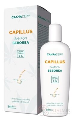 Cannaderm CAPILLUS šampón Seborea 1x150 ml