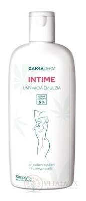 Cannaderm INTIME umývacia emulzia na intímnu hygienu 1x200 ml