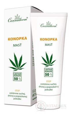 Cannaderm KONOPKA masť premasťujúca 1x75 g