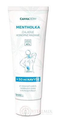 Cannaderm MENTHOLKA chladivé konopné mazanie 1x250 ml