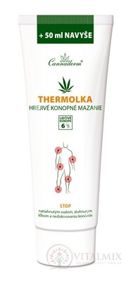 Cannaderm THERMOLKA hrejivé konopné mazanie 1x250 ml
