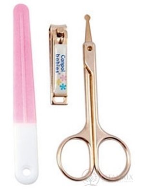 Canpol Babies Detská manikúra nožničky, klieštiky a pilník na nechty, 1x1 set