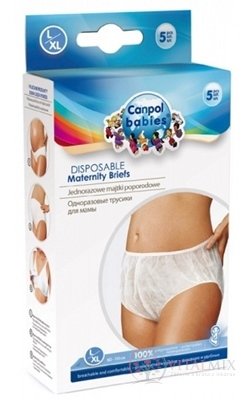 Canpol Babies Jednorazové nohavičky XL materské - po pôrode, 1x5 ks