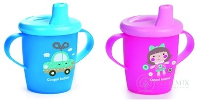 Canpol Babies Netečúci hrnček Toys 250 ml s tvrdým náustkom (9m+) 1x1 ks