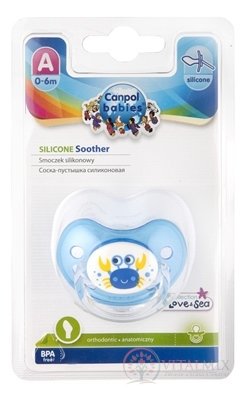 Canpol Babies Utišujúci cumlík Príroda silikón (0-6m) A, anatomický , 1x1 ks