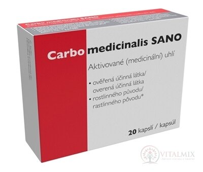 Carbo Medicinalis SANO cps 1x20 ks