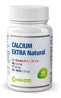 CarnoMed Calcium EXTRA Natural cps 1x60 ks