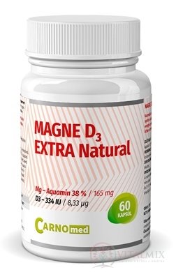 CarnoMed Magne D3 EXTRA Natural cps 1x60 ks