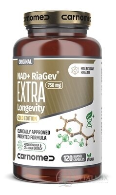 CarnoMed NAD+ RiaGev EXTRA Longevity cps 1x120 ks