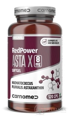 CarnoMed RedPower ASTA X 8 mg cps 1x120 ks