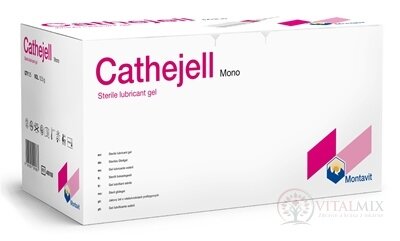 Cathejell MONO sterilný lubrikačný gél v naplnenej harmonikovej striekačke 25x12,5 g