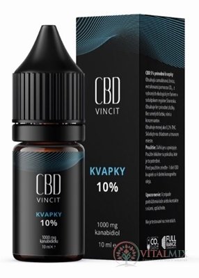 CBD Vincit kvapky 10% 1x10 ml