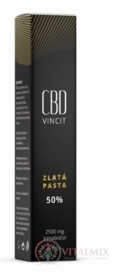 CBD Vincit zlatá pasta 50% 1x5 ml